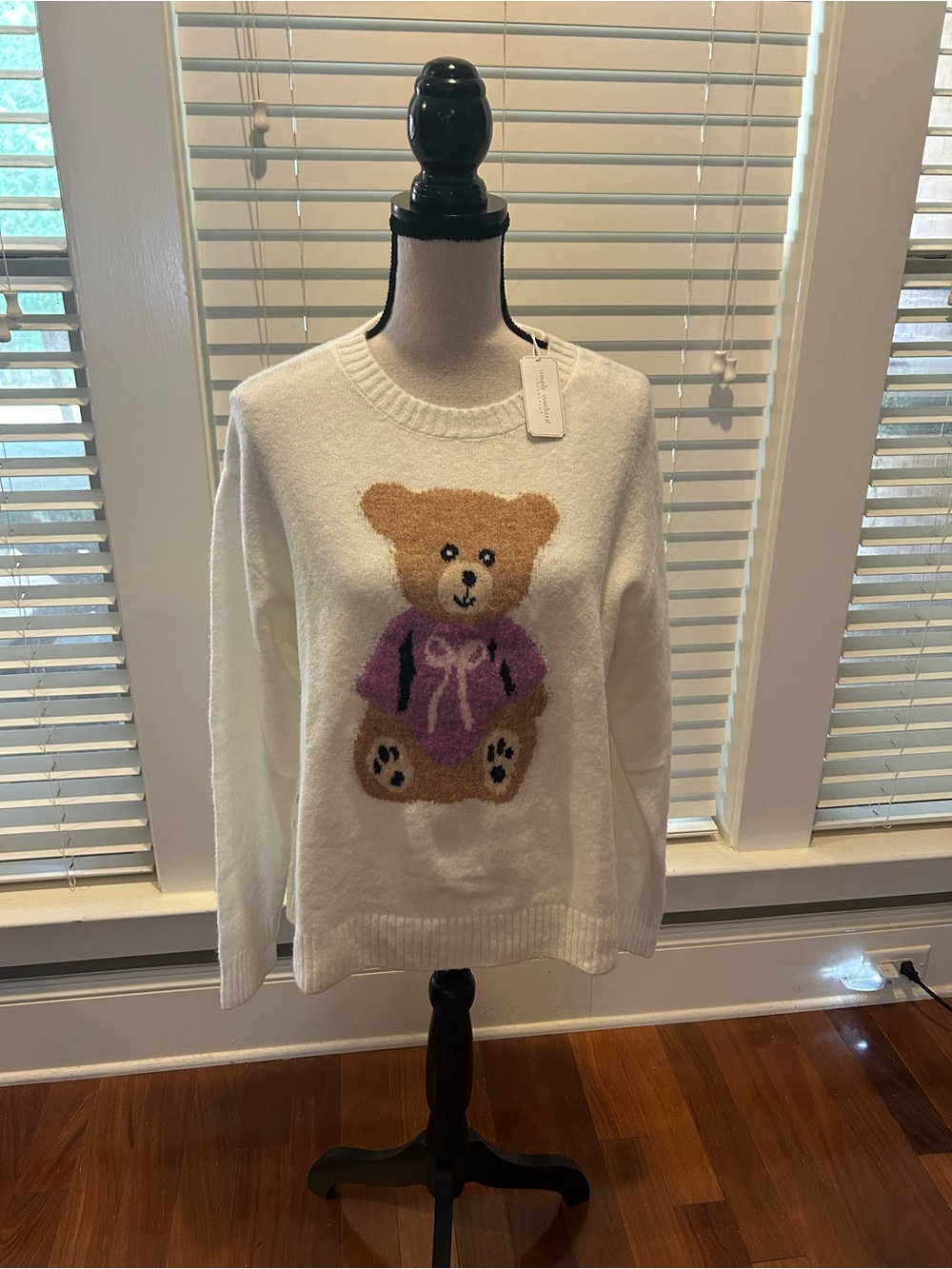 Simply Southern Anastasia Crew Neck Sweater  size L NWT - Picture 2 of 8